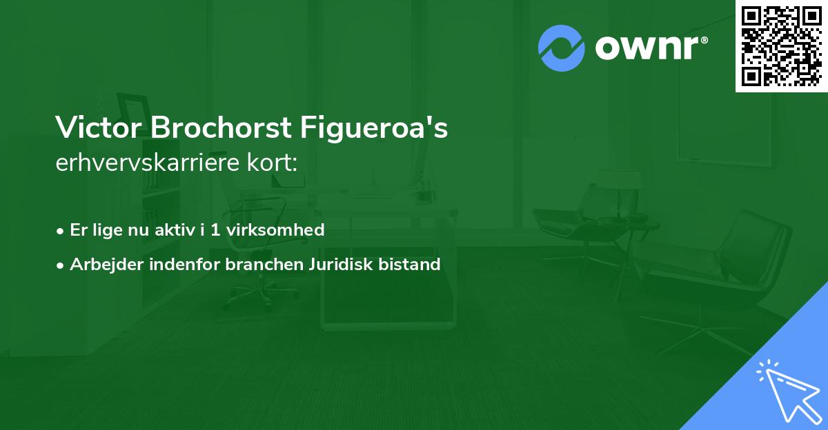 Victor Brochorst Figueroa's erhvervskarriere kort