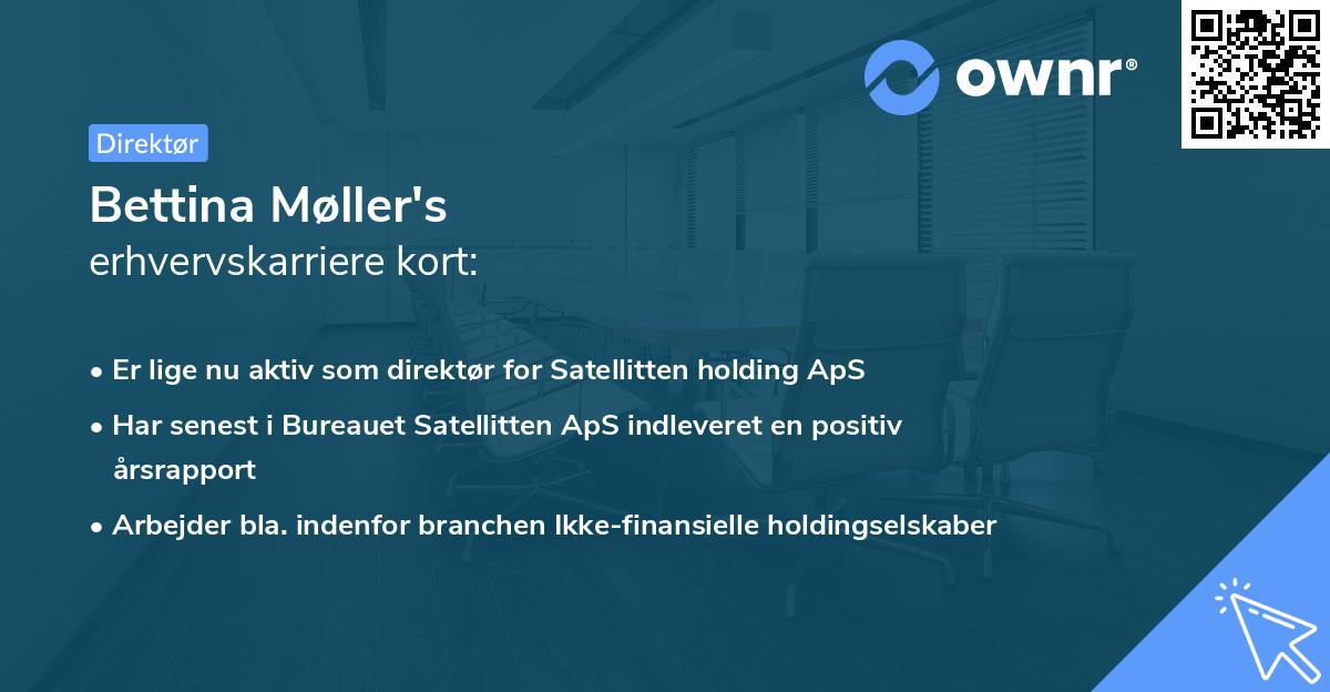 Bettina Møller's erhvervskarriere kort
