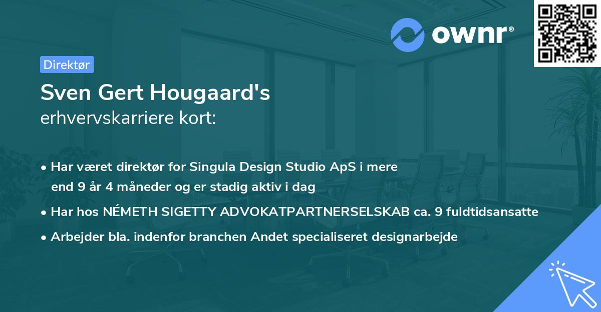 Sven Gert Hougaard's erhvervskarriere kort