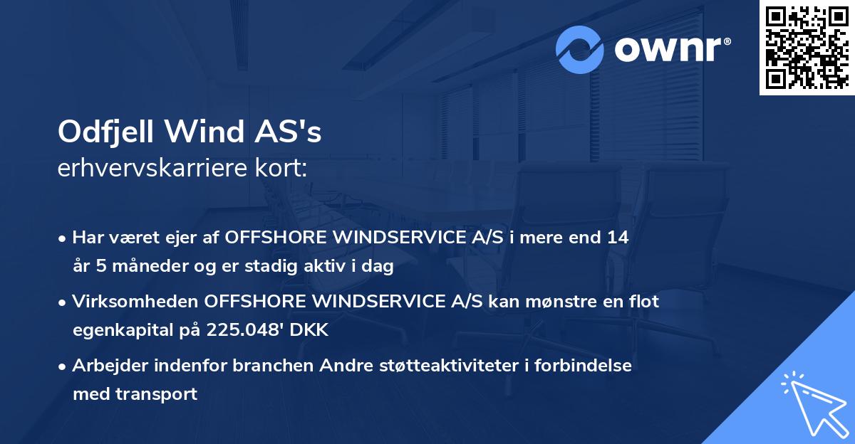 Odfjell Wind AS's erhvervskarriere kort