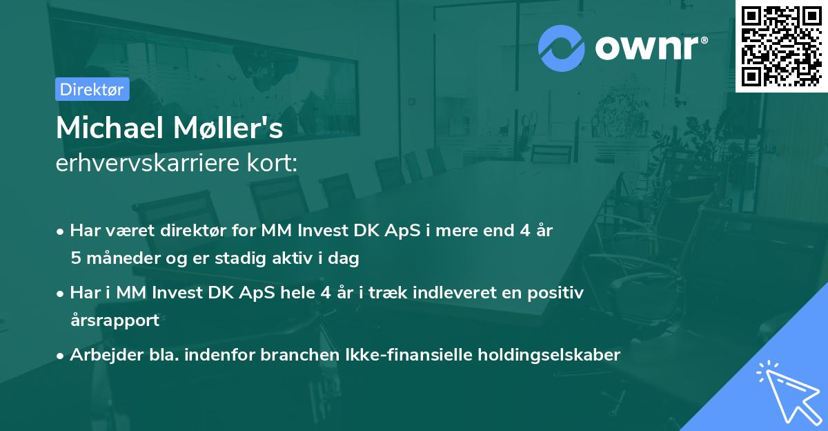 Michael Møller's erhvervskarriere kort