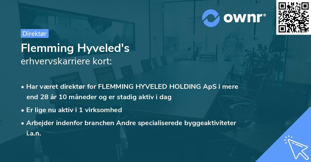 Flemming Hyveled's erhvervskarriere kort