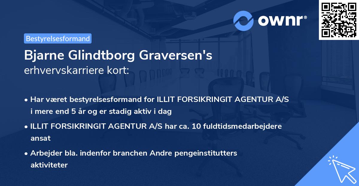 Bjarne Glindtborg Graversen's erhvervskarriere kort