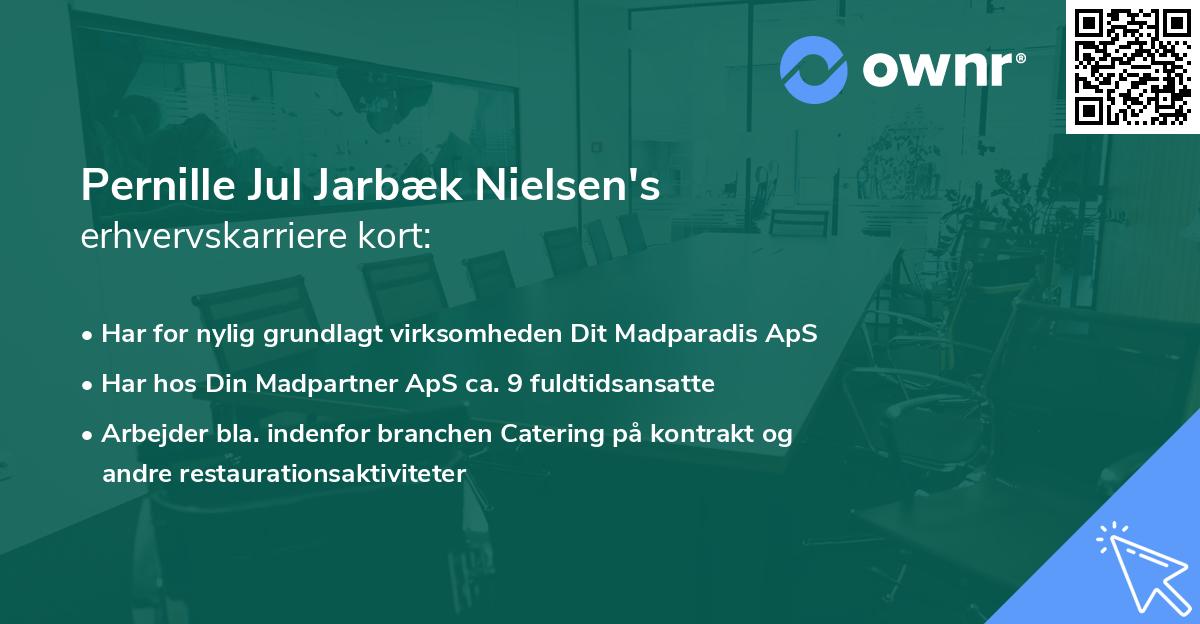 Pernille Jul Jarbæk Nielsen's erhvervskarriere kort
