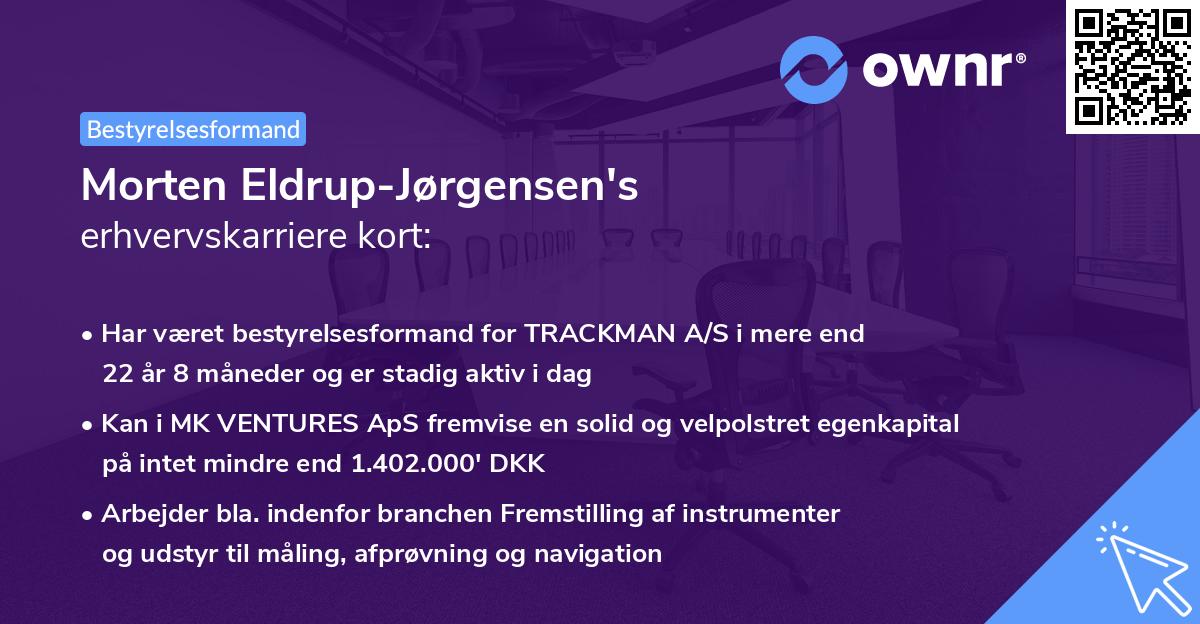 Morten Eldrup-Jørgensen's erhvervskarriere kort