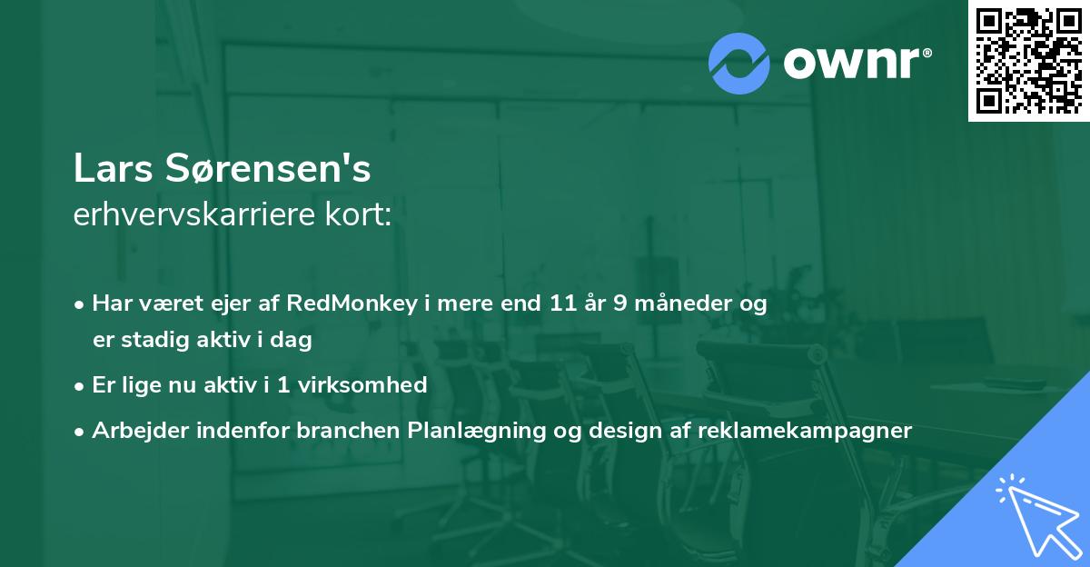 Lars Sørensen's erhvervskarriere kort