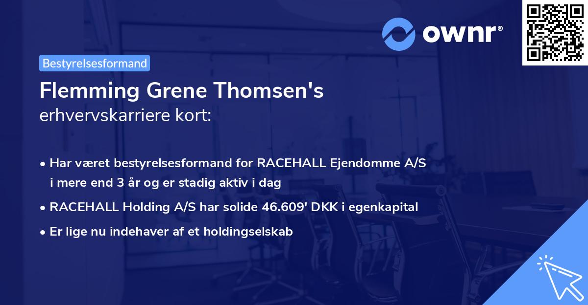 Flemming Grene Thomsen's erhvervskarriere kort