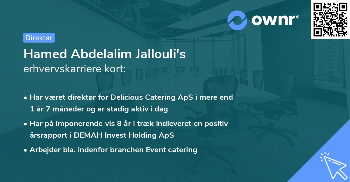 Hamed Abdelalim Jallouli's erhvervskarriere kort
