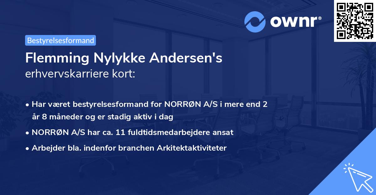 Flemming Nylykke Andersen's erhvervskarriere kort