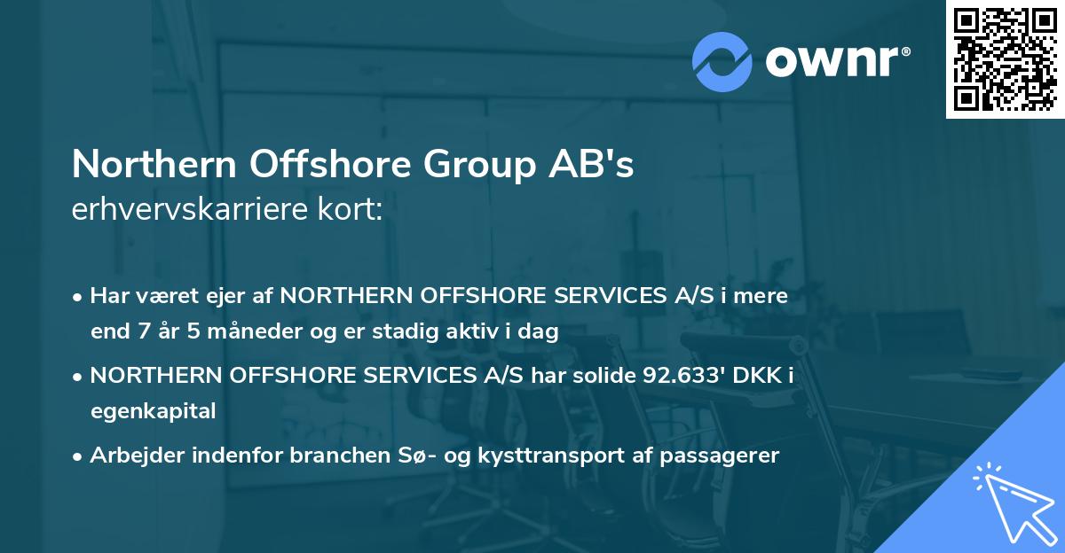 Northern Offshore Group AB's erhvervskarriere kort