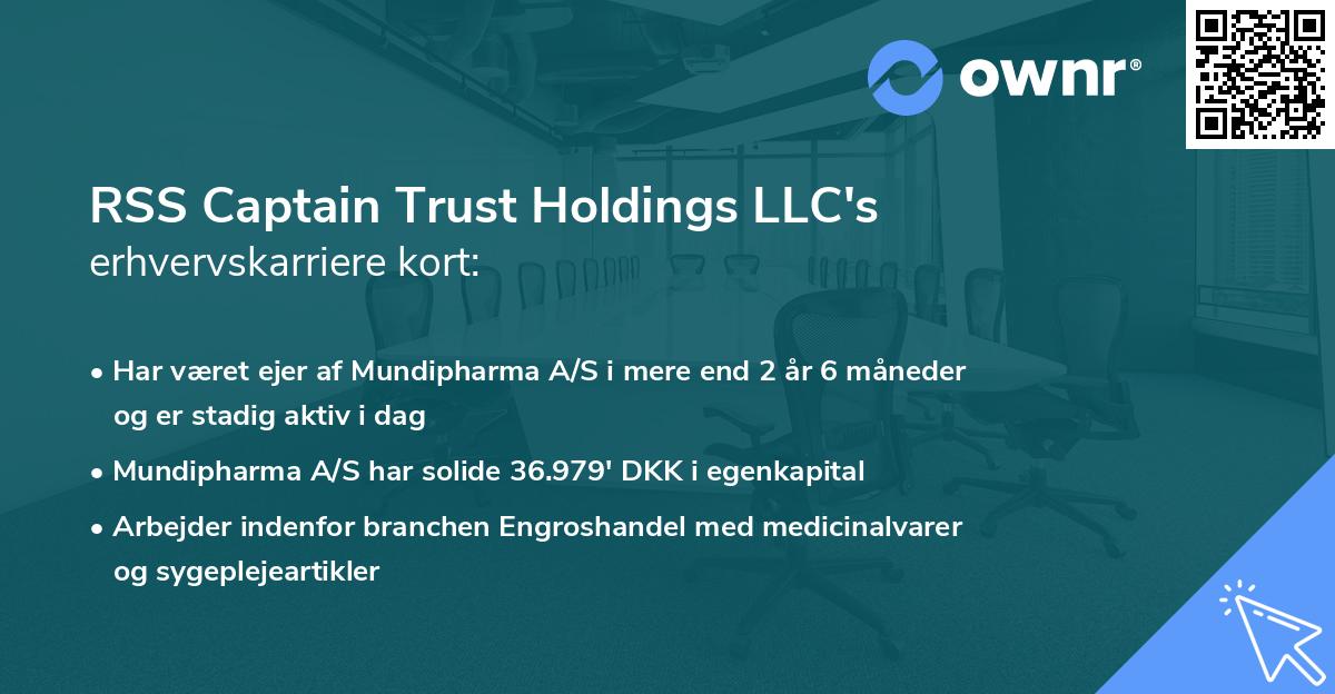 RSS Captain Trust Holdings LLC's erhvervskarriere kort