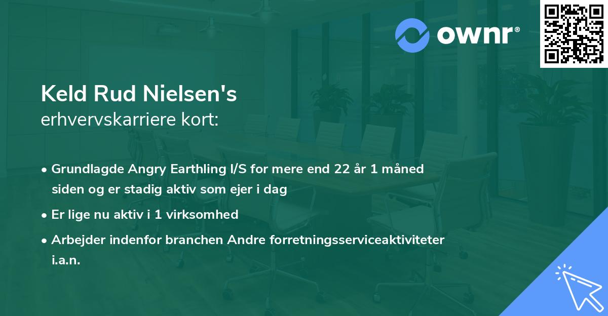 Keld Rud Nielsen's erhvervskarriere kort