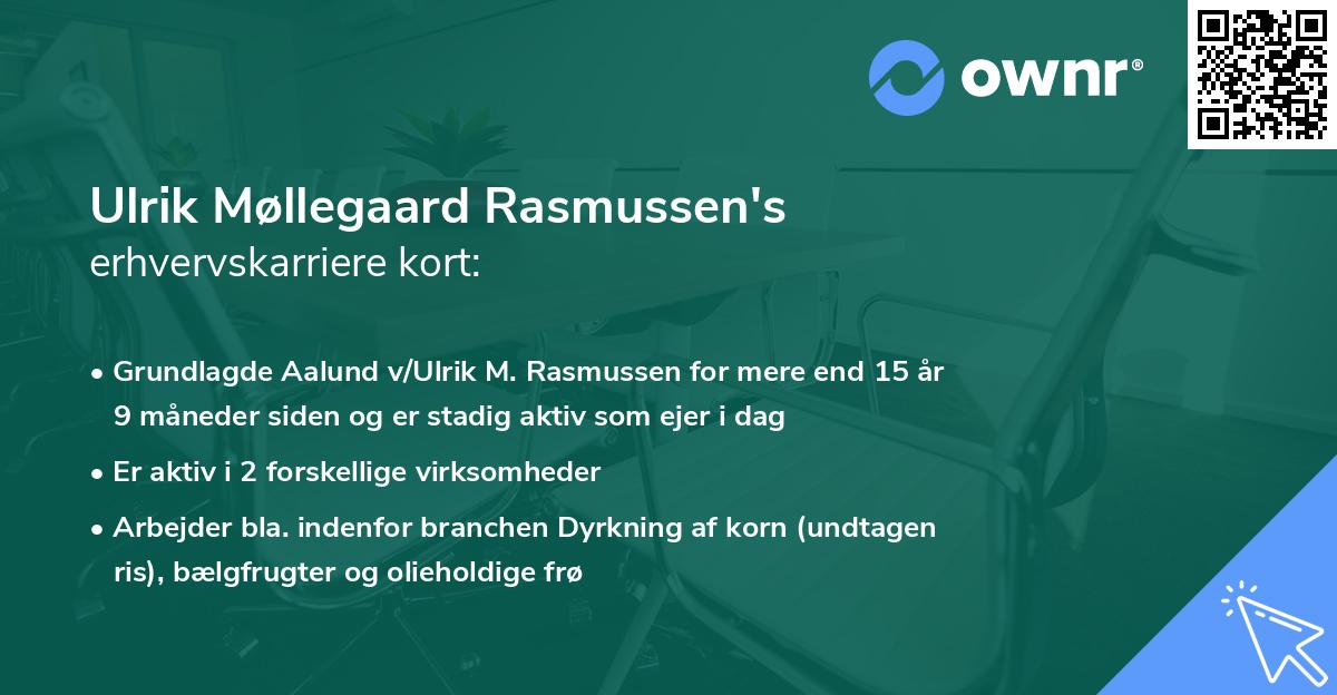 Ulrik Møllegaard Rasmussen's erhvervskarriere kort