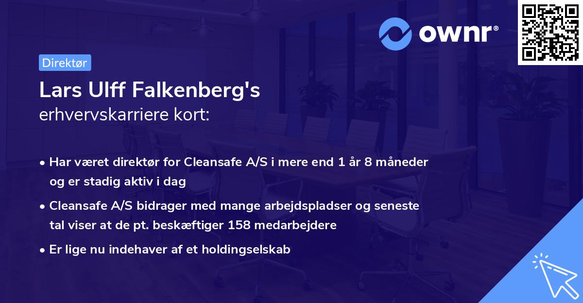 Lars Ulff Falkenberg's erhvervskarriere kort