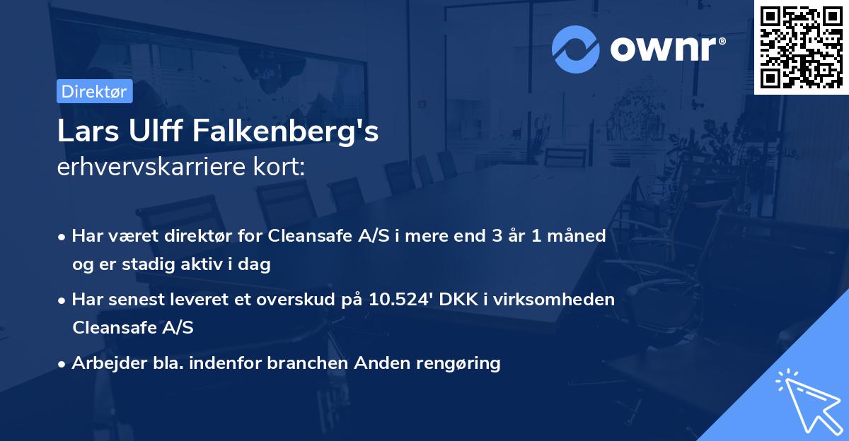 Lars Ulff Falkenberg's erhvervskarriere kort