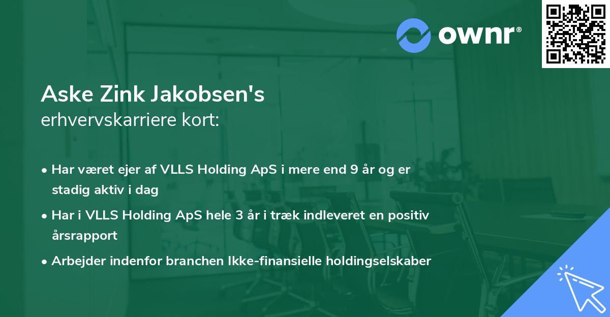 Aske Zink Jakobsen's erhvervskarriere kort