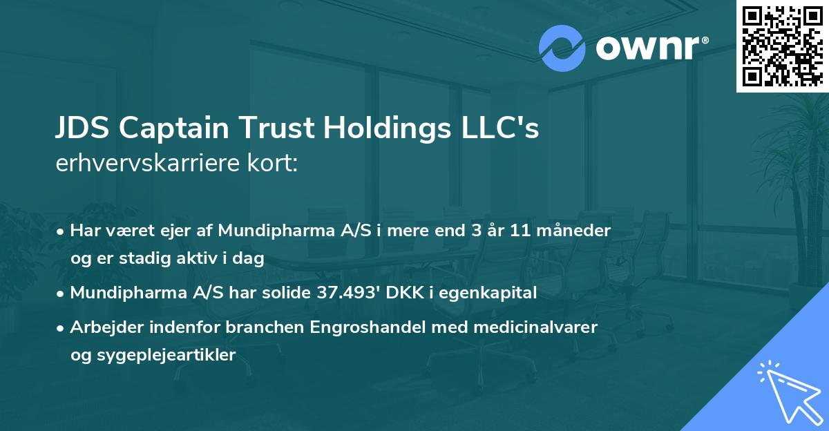 JDS Captain Trust Holdings LLC's erhvervskarriere kort