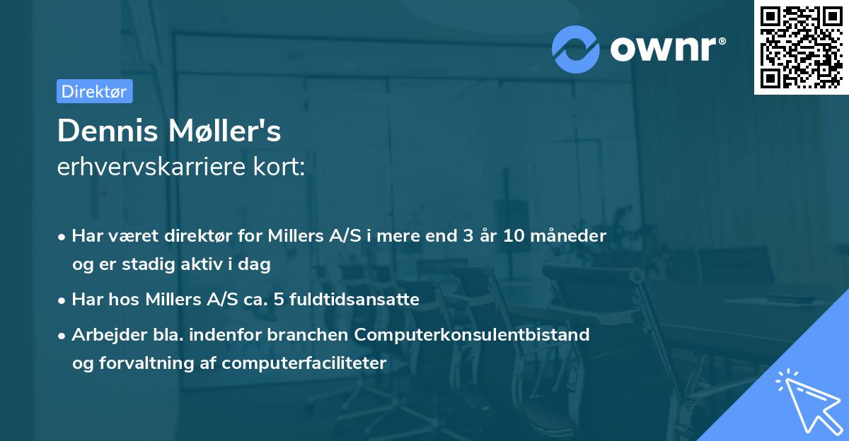 Dennis Møller's erhvervskarriere kort