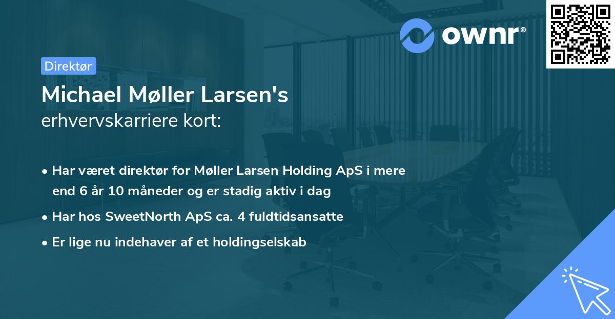 Michael Møller Larsen's erhvervskarriere kort