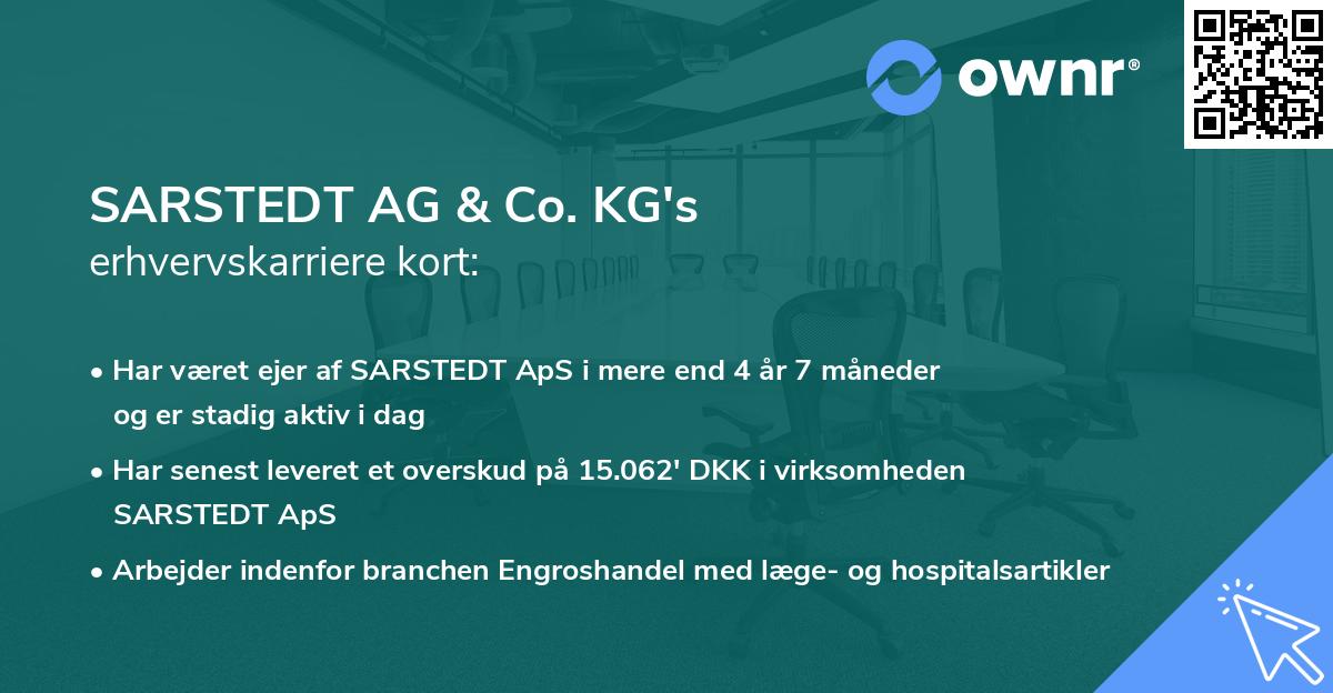 SARSTEDT AG & Co. KG's erhvervskarriere kort