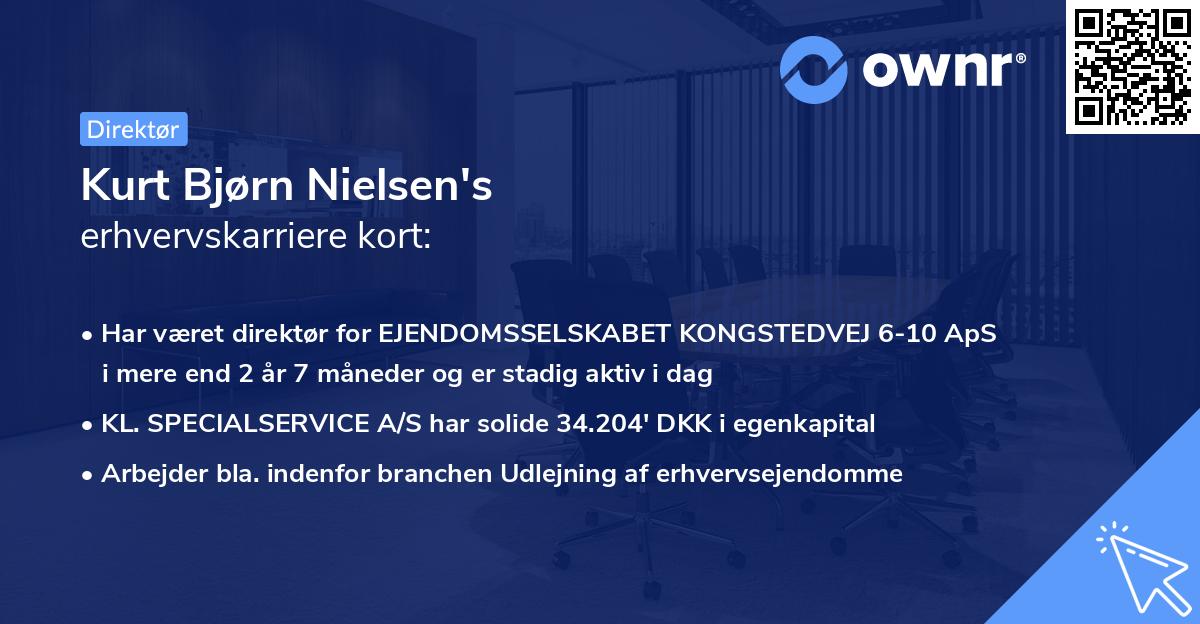 Kurt Bjørn Nielsen's erhvervskarriere kort
