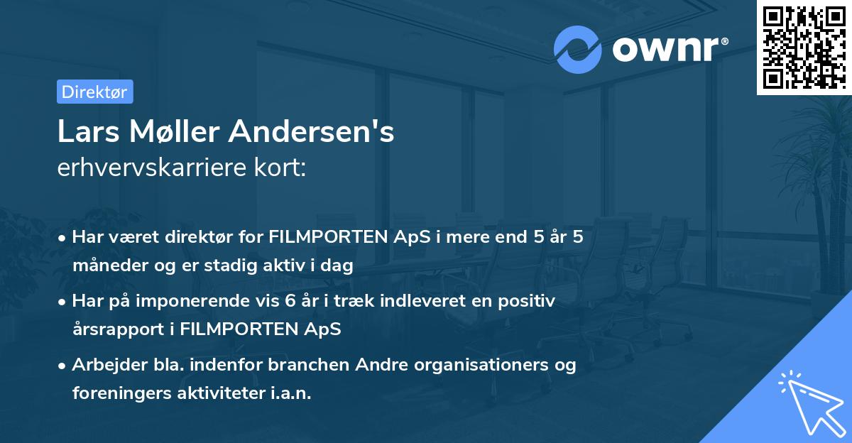 Lars Møller Andersen's erhvervskarriere kort