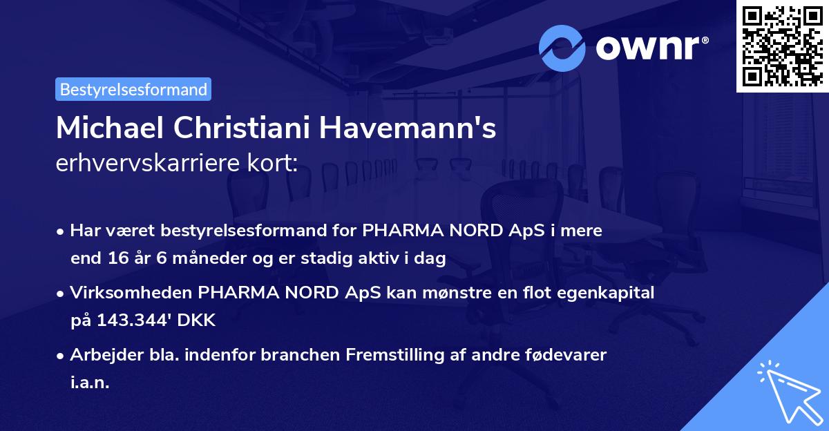 Michael Christiani Havemann's erhvervskarriere kort