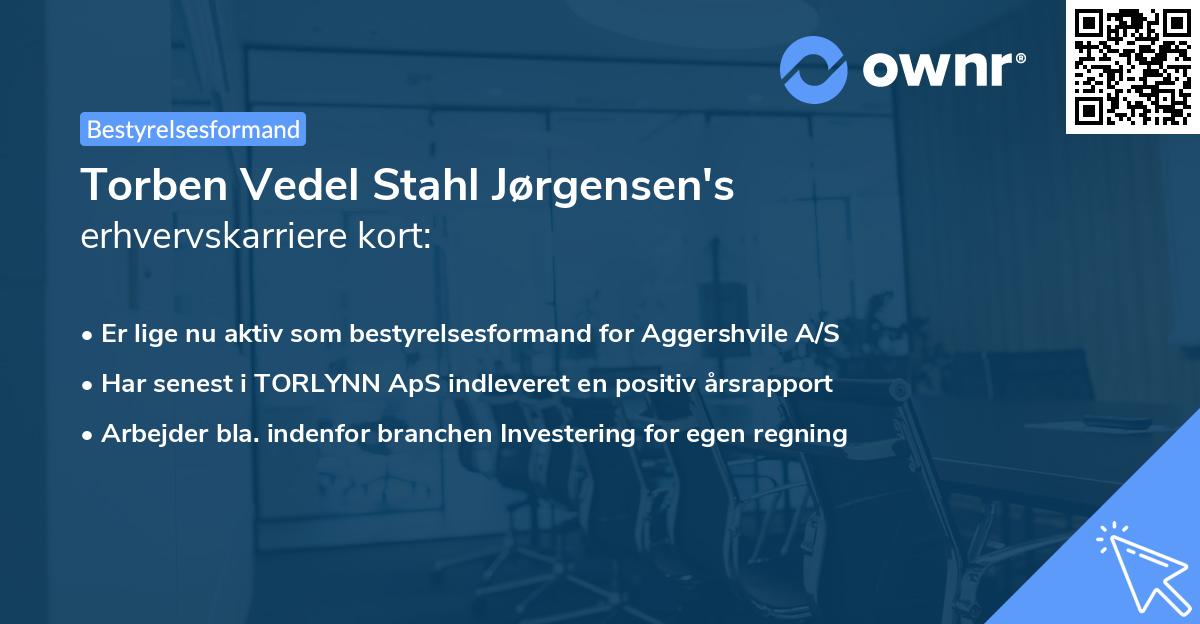 Torben Vedel Stahl Jørgensen's erhvervskarriere kort