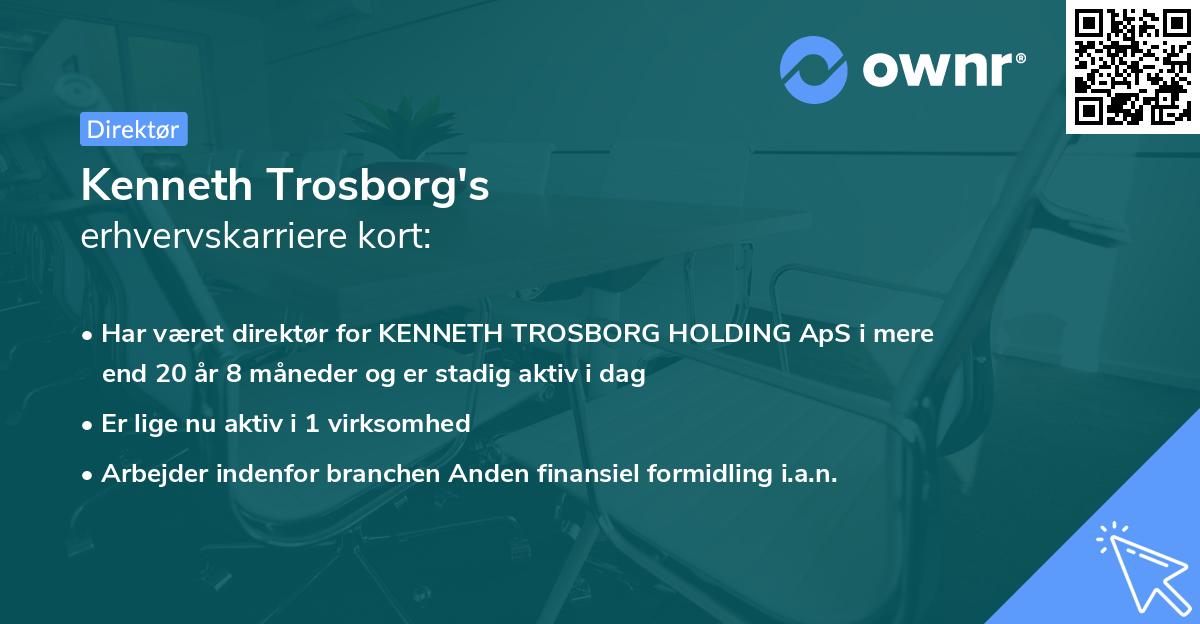 Kenneth Trosborg's erhvervskarriere kort