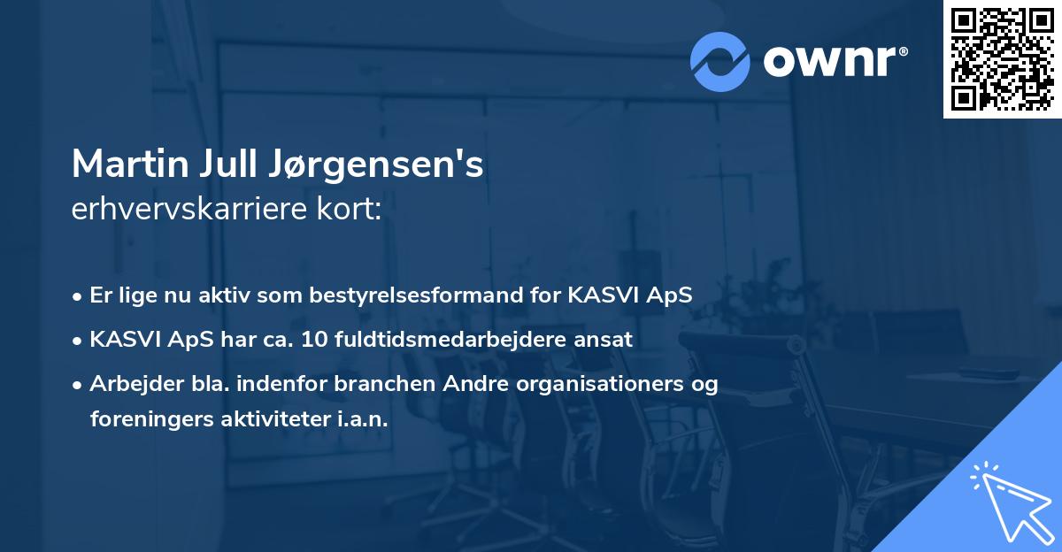 Martin Jull Jørgensen's erhvervskarriere kort