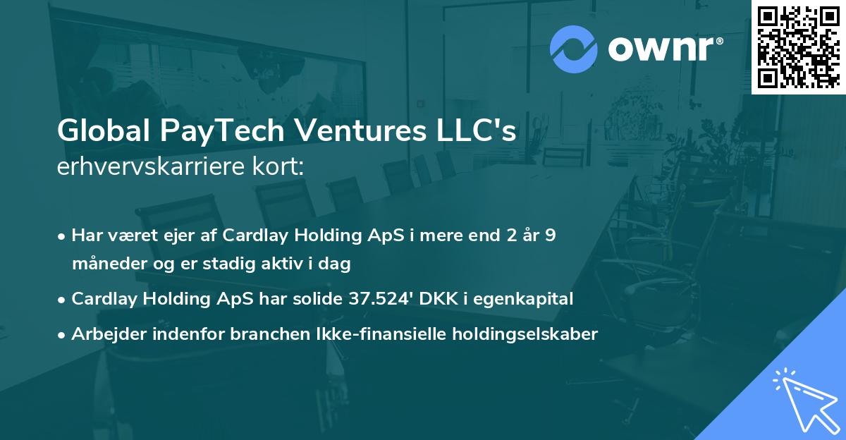 Global PayTech Ventures LLC's erhvervskarriere kort