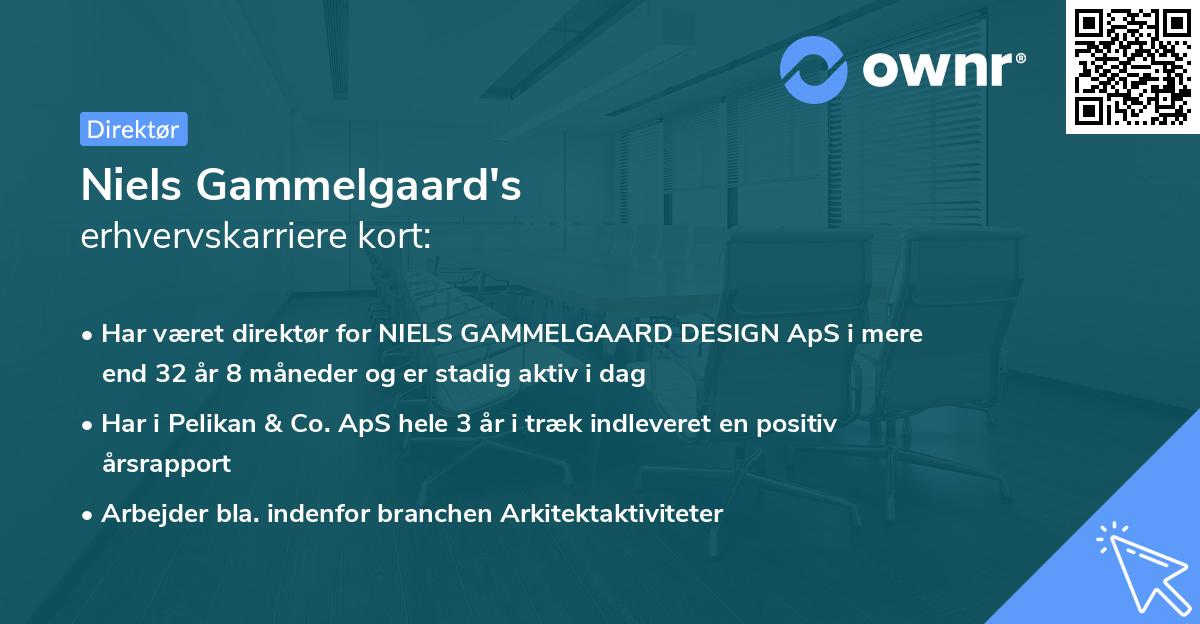 Niels Gammelgaard's erhvervskarriere kort