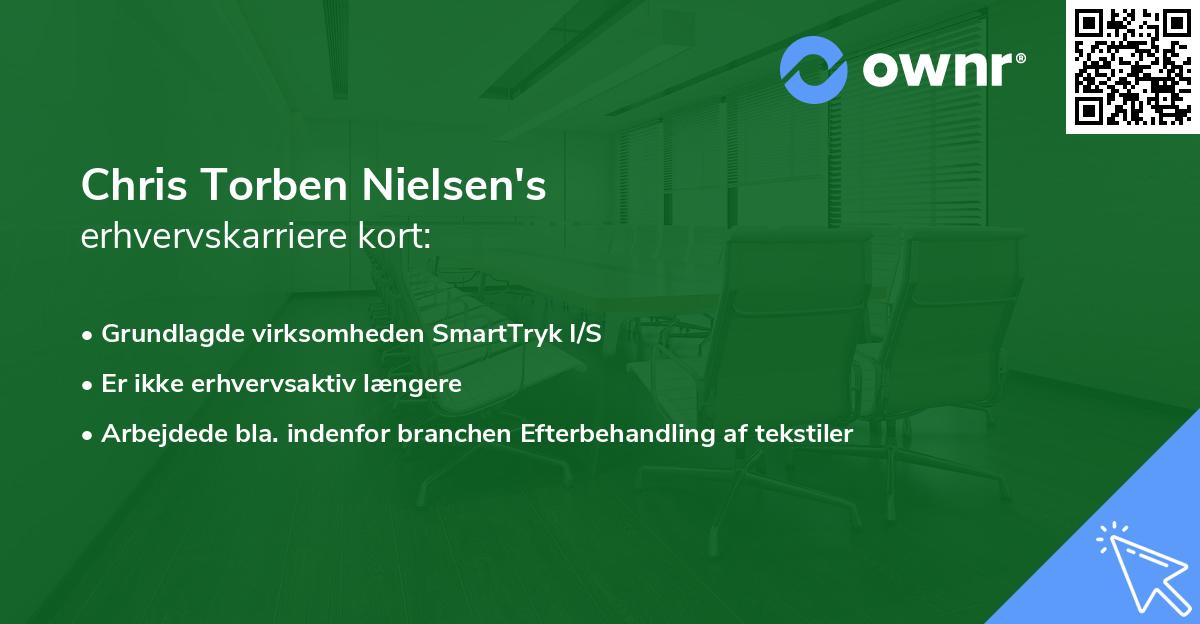 Chris Torben Nielsen's erhvervskarriere kort