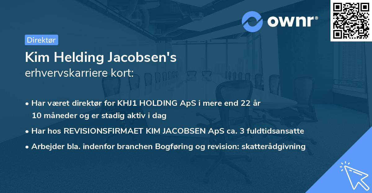 Kim Helding Jacobsen's erhvervskarriere kort