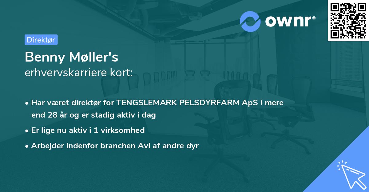Benny Møller's erhvervskarriere kort