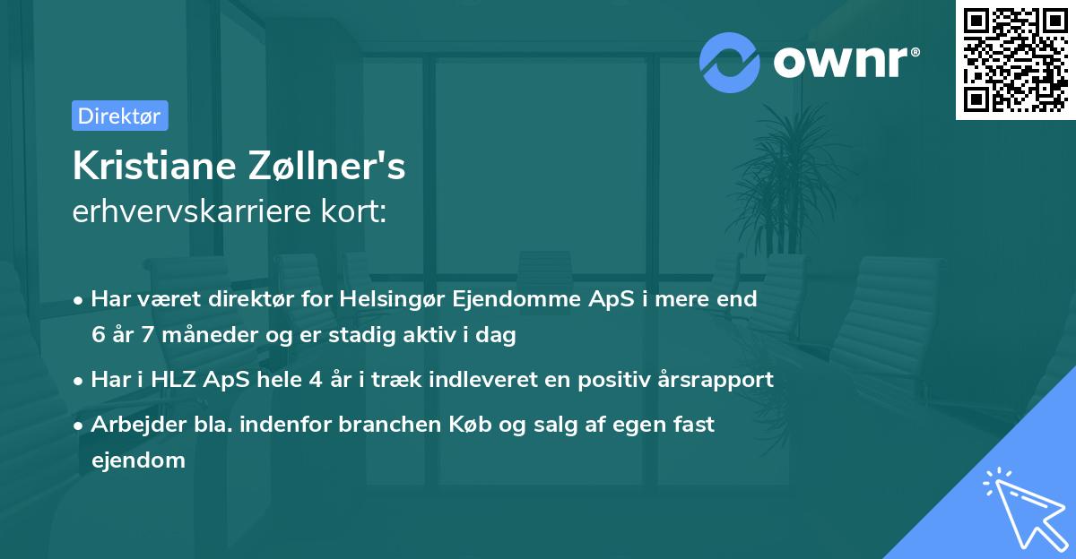 Kristiane Zøllner's erhvervskarriere kort