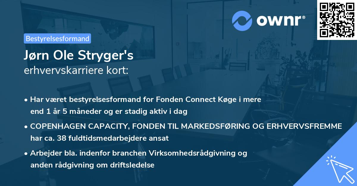 Jørn Ole Stryger's erhvervskarriere kort