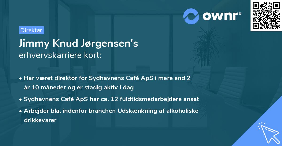 Jimmy Knud Jørgensen's erhvervskarriere kort
