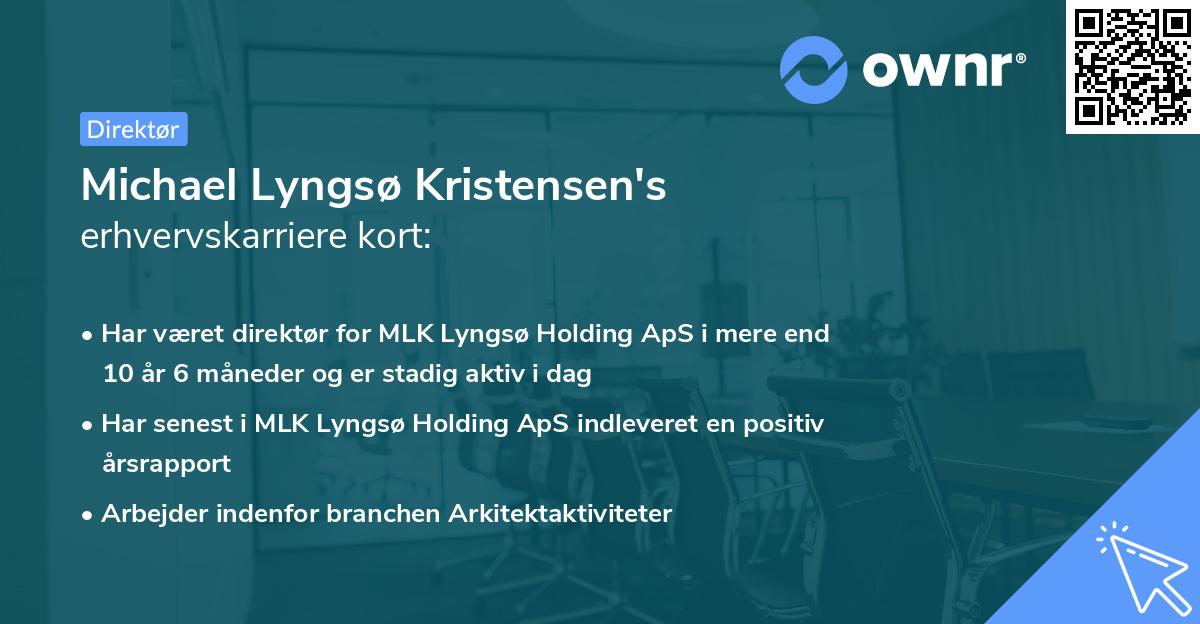 Michael Lyngsø Kristensen's erhvervskarriere kort