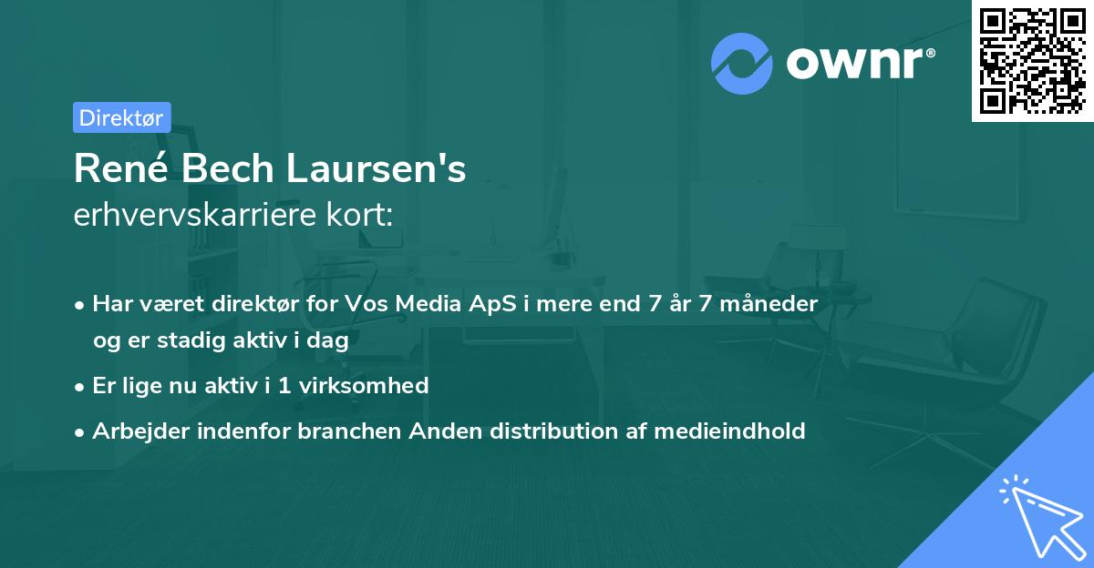 René Bech Laursen's erhvervskarriere kort