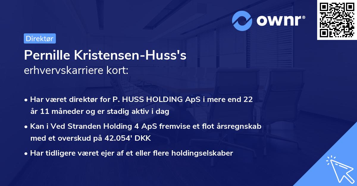 Pernille Kristensen-Huss's erhvervskarriere kort