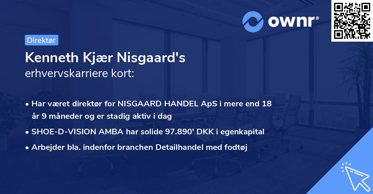 Kenneth Kjær Nisgaard's erhvervskarriere kort