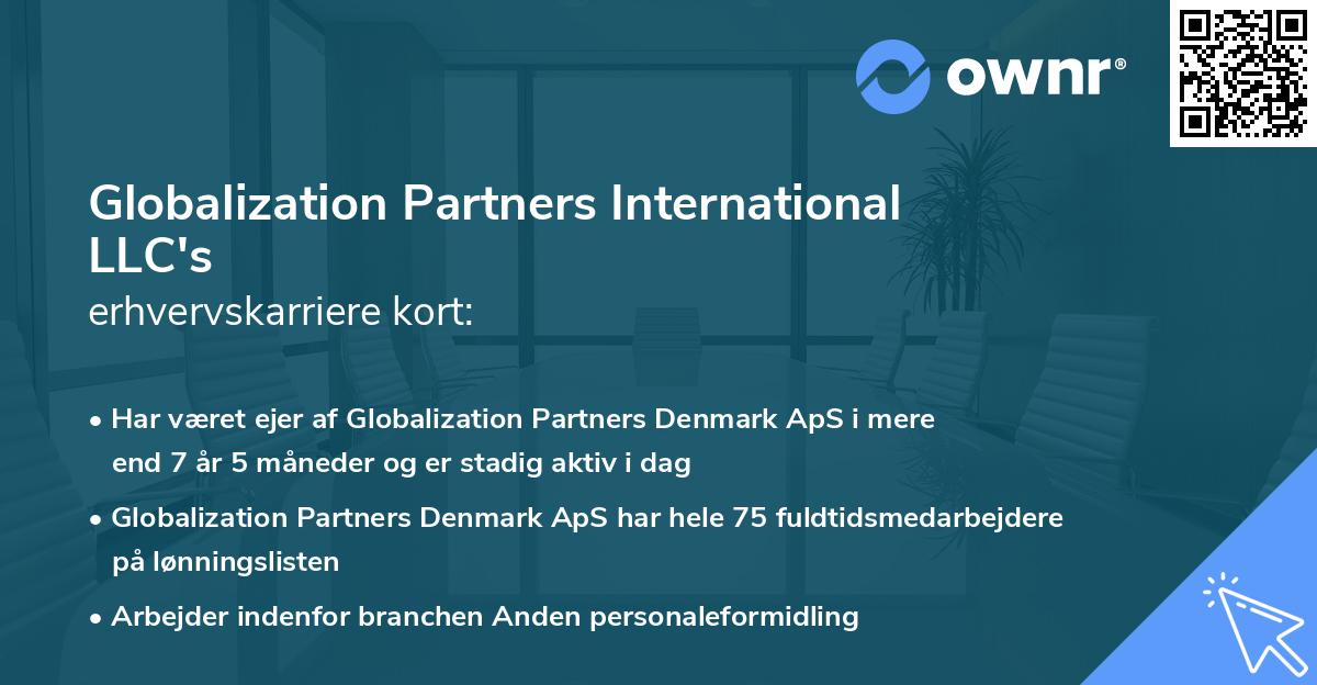 Globalization Partners International LLC's erhvervskarriere kort