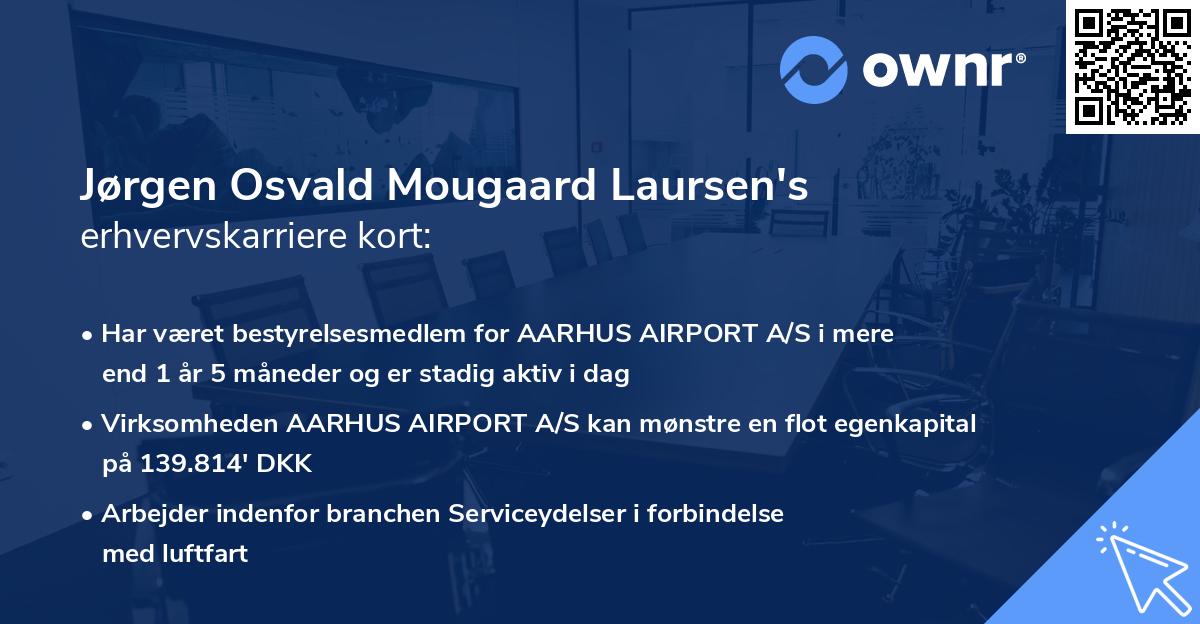 Jørgen Osvald Mougaard Laursen's erhvervskarriere kort