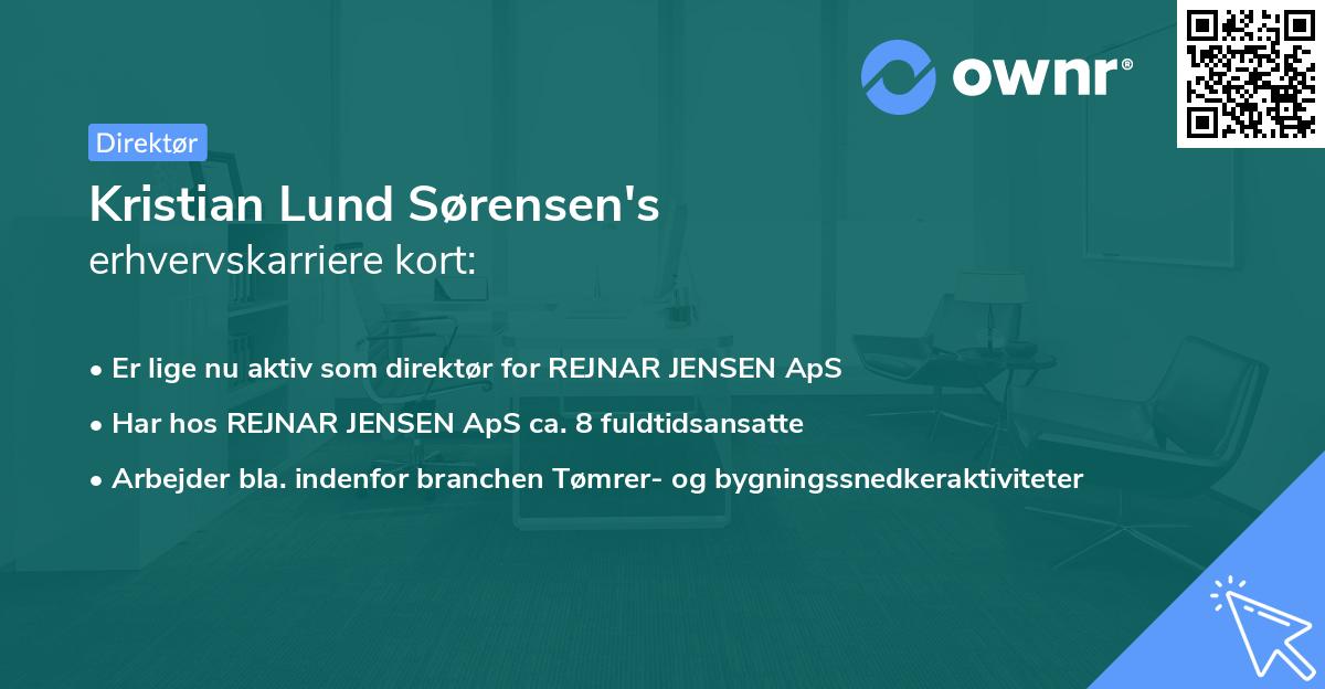 Kristian Lund Sørensen's erhvervskarriere kort