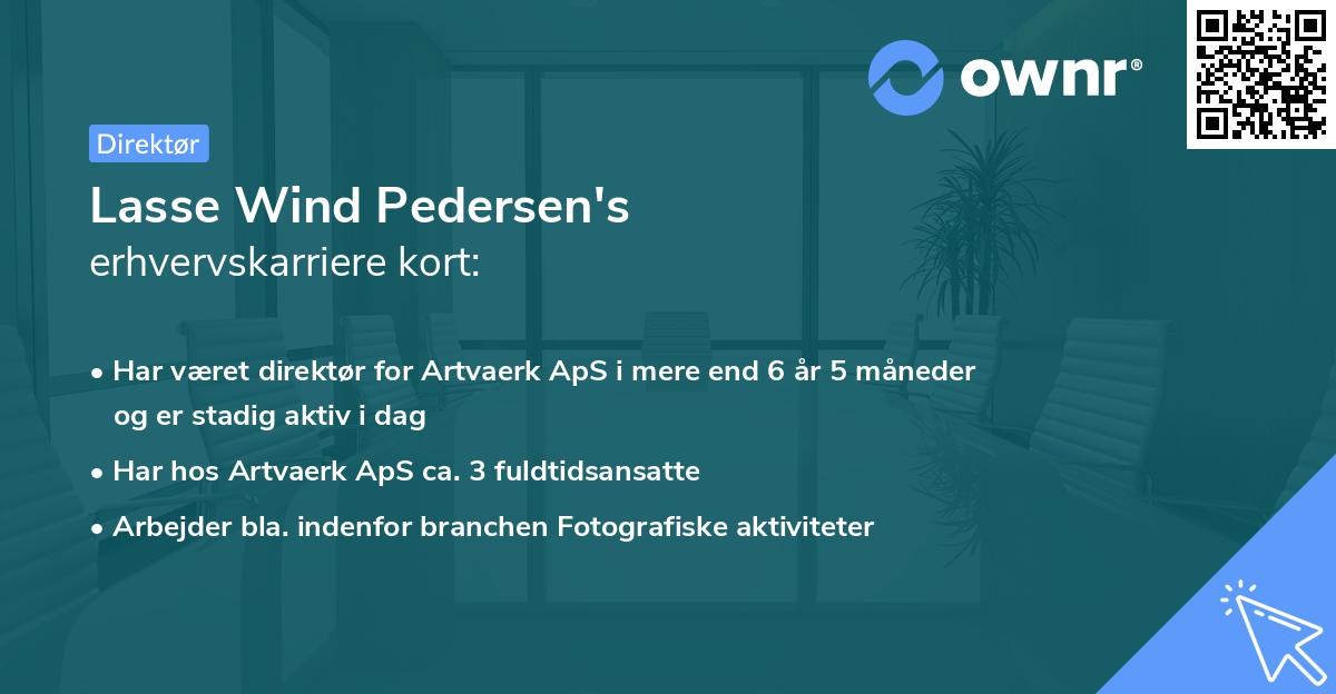 Lasse Wind Pedersen's erhvervskarriere kort