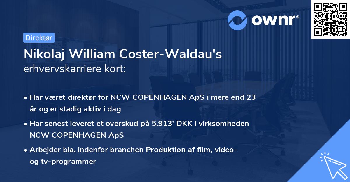 Nikolaj William Coster-Waldau's erhvervskarriere kort