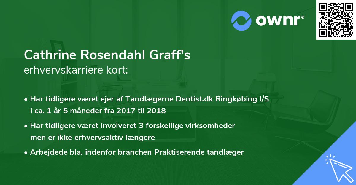 Cathrine Rosendahl Graff's erhvervskarriere kort