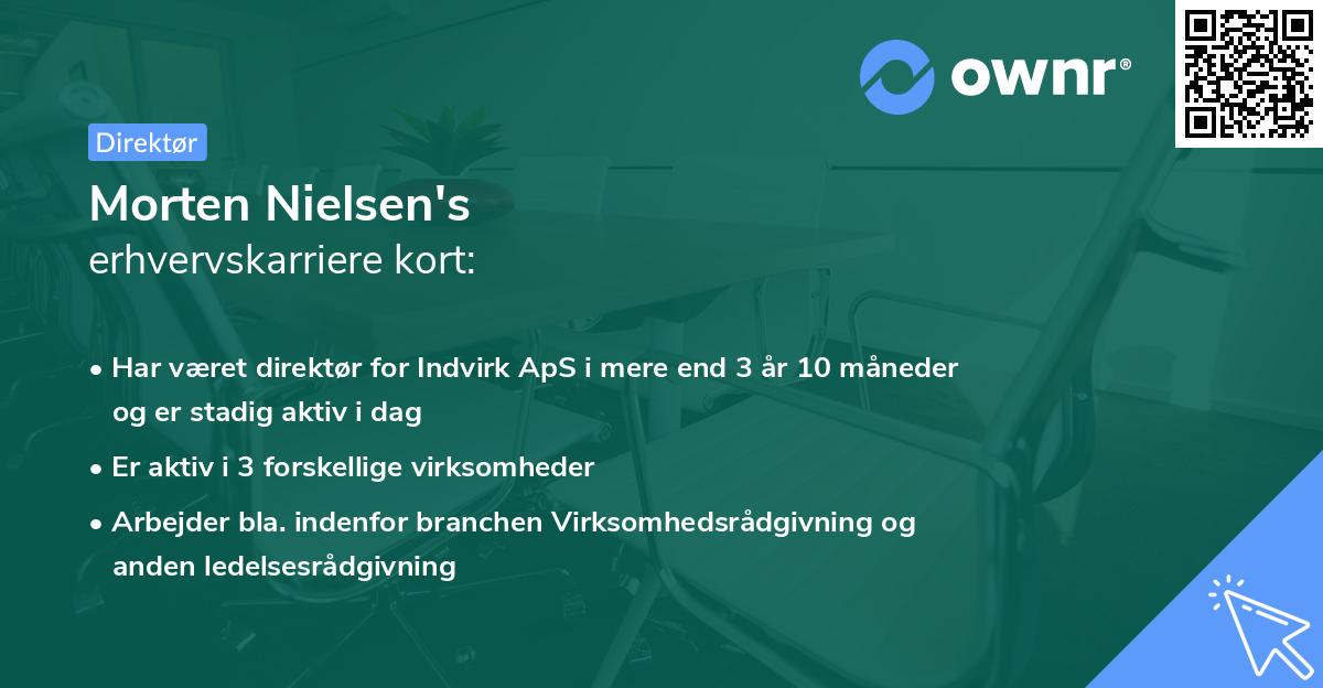 Morten Nielsen's erhvervskarriere kort