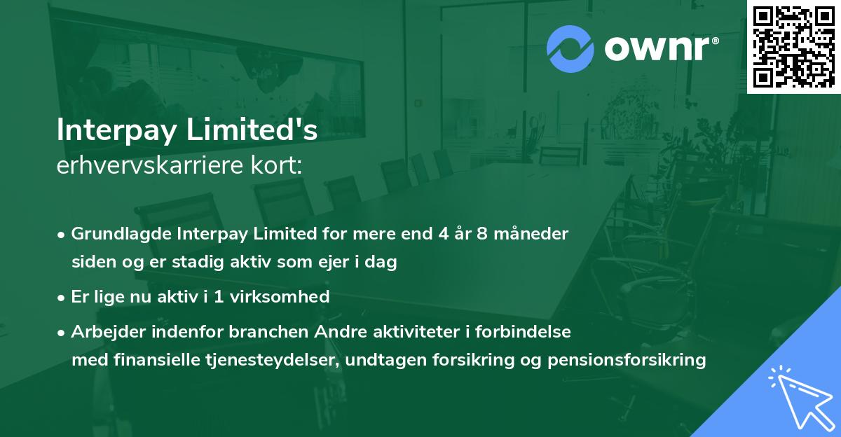 Interpay Limited's erhvervskarriere kort